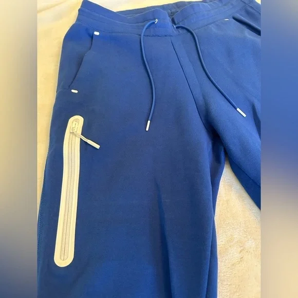 Nike Blue Tech Fleece Joggers - Picture 3 of 4